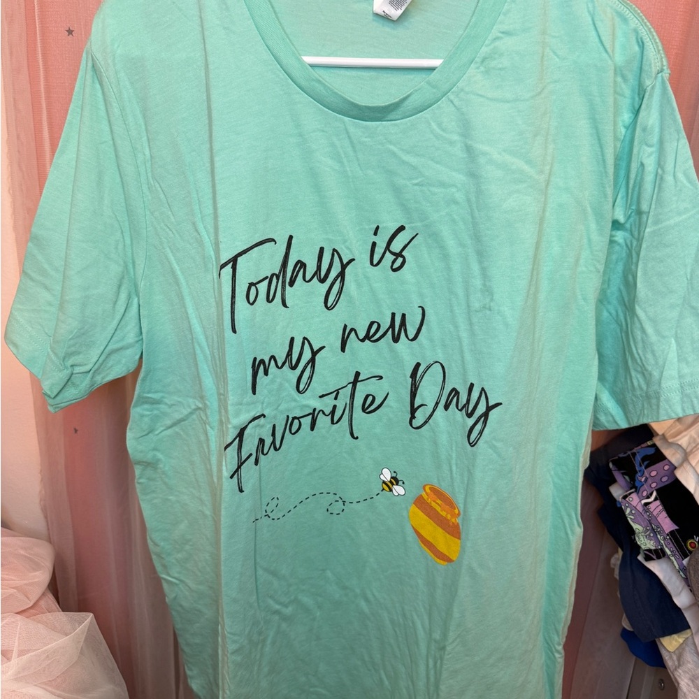 Mint Green Winnie the Pooh Disney T-Shirt